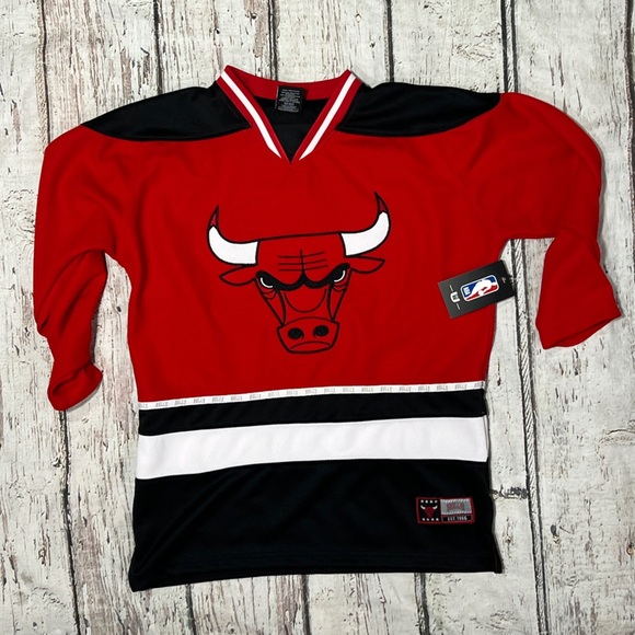 Chicago Bulls NBA Basketball Youth Boys New Sports Jersey Athletic - Picture 1 of 7